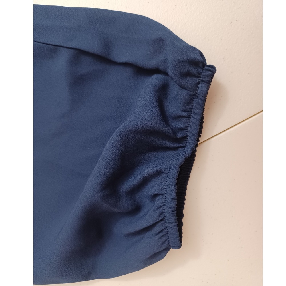 Women's Rewind Blue Sheer w/ Lace South Western Herringbone Hippie/Boho Size XL‎ - Picture 8 of 11